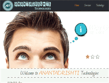 Tablet Screenshot of anantdrishti.com